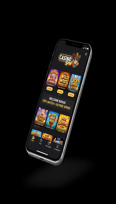 Casino Dude Spin Casino on Smartphone