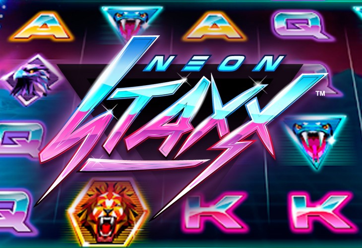 Neon Staxx - NetEnt slot at Casino Dude Spin Casino