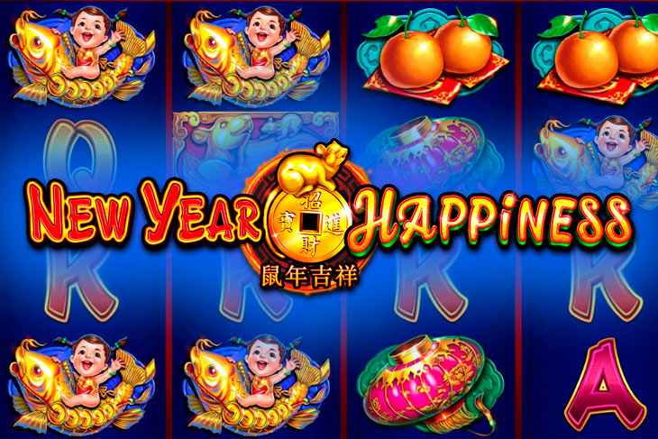 New Year Happiness - Ruby Play slot at Casino Dude Spin Casino