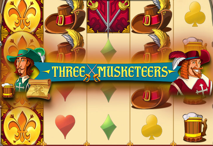 Three Musketeers - Red Tiger Gaming slot at Casino Dude Spin Casino